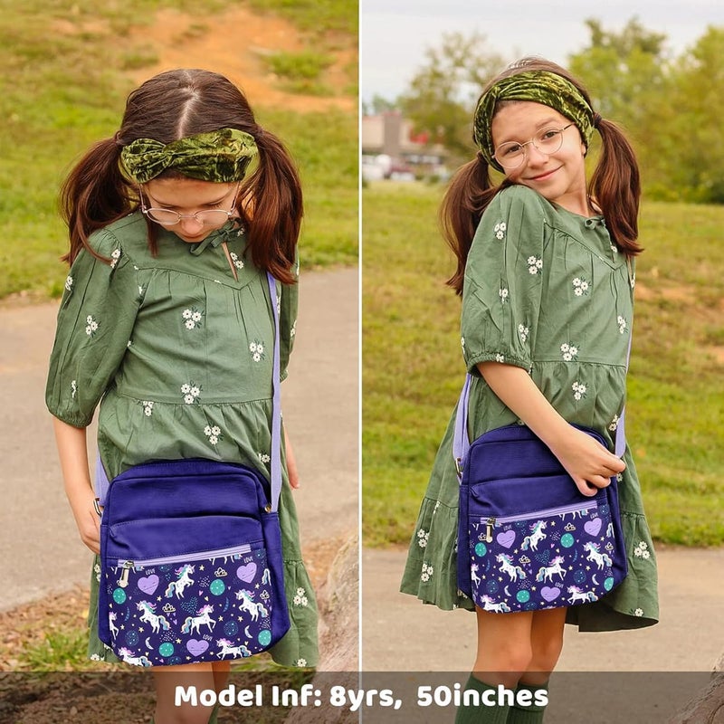 Choco Mocha Girls Purses Age 8-10, Purse for Girls 6-8 10-12 Christmas Gifts for Girl - Image 2